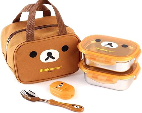 rilakkuma stainless steel lunch box|Everyday With Rilakkuma Bento Box – Blippo .